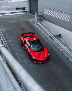 Super Gloss Ferrari Red Car Vinyl Wrap review dsgrt 02