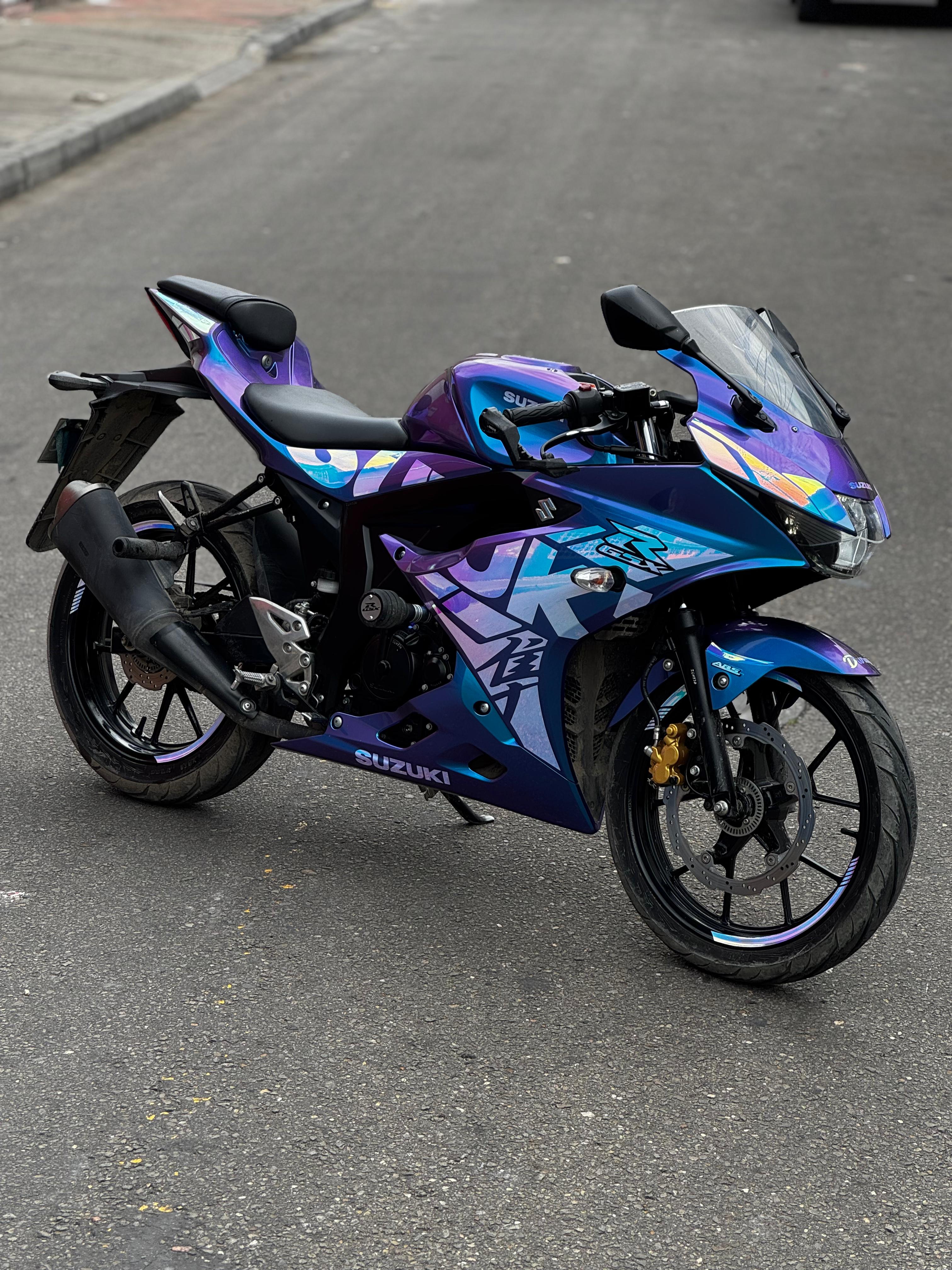 Gloss Auroral Blue Purple Car Vinyl Wrap review dsgeth 03