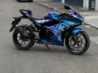 Gloss Auroral Blue Purple Car Vinyl Wrap review 1