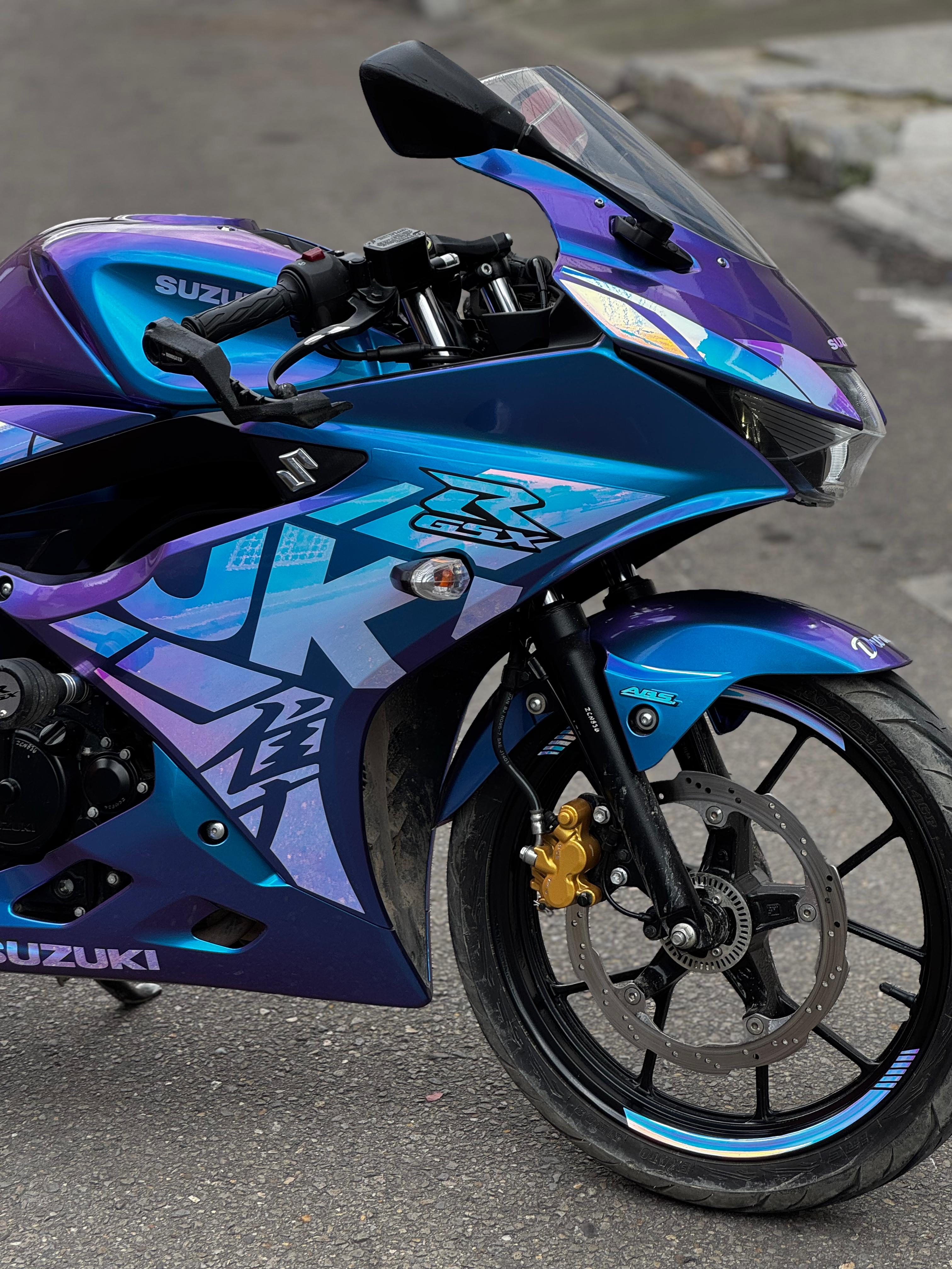 Gloss Auroral Blue Purple Car Vinyl Wrap review dsgeth 05