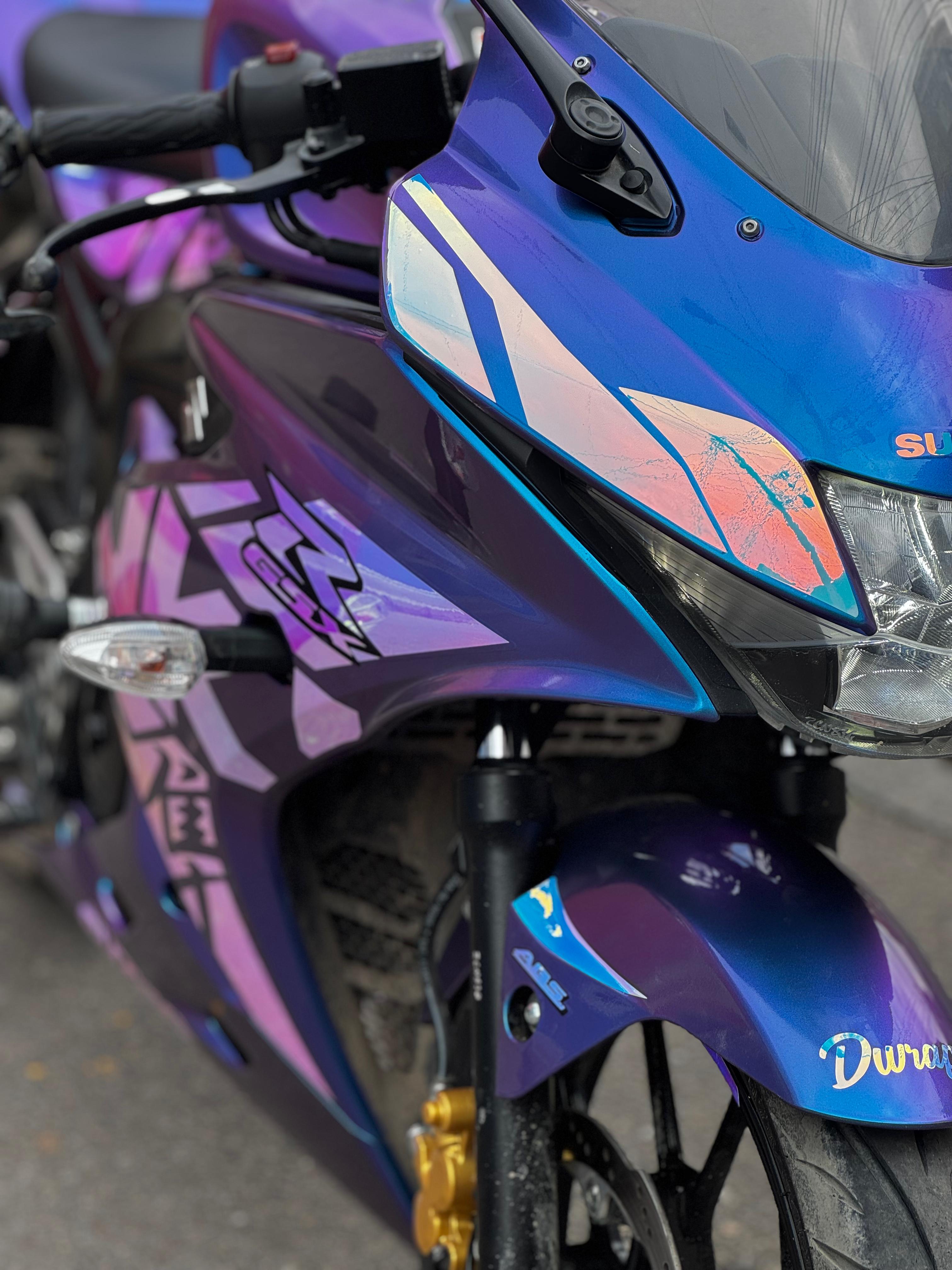 Gloss Auroral Blue Purple Car Vinyl Wrap review dsgeth 04