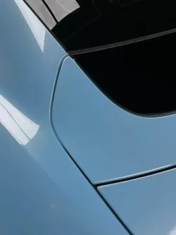 PET Porsche Bentley Gloss Ice Blue Car Vinyl Wrap review esgre 02