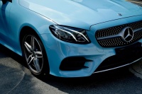 PET Porsche Bentley Gloss Ice Blue Car Vinyl Wrap review 1