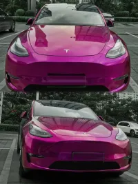 PET BMW Gloss Pearl Purple Car Vinyl Wrap review 0