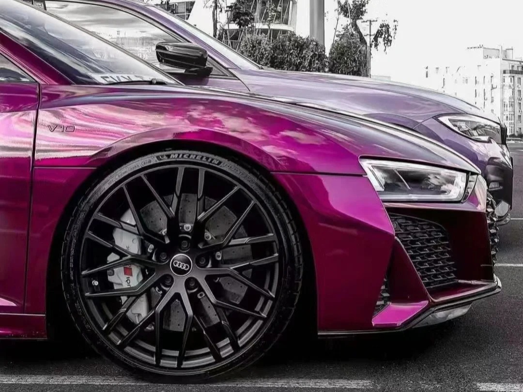 PET BMW Gloss Pearl Purple Car Vinyl Wrap review dsgre 04
