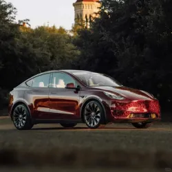 PET Super Gloss Forging Carbon Red Car Vinyl Wrap review trjyt