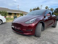 PET Super Gloss Forging Carbon Red Car Vinyl Wrap review 1