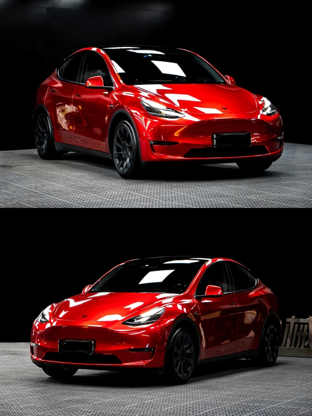 PET Gloss Metallic Vampire Red Car Vinyl Wrap review trrtj 03