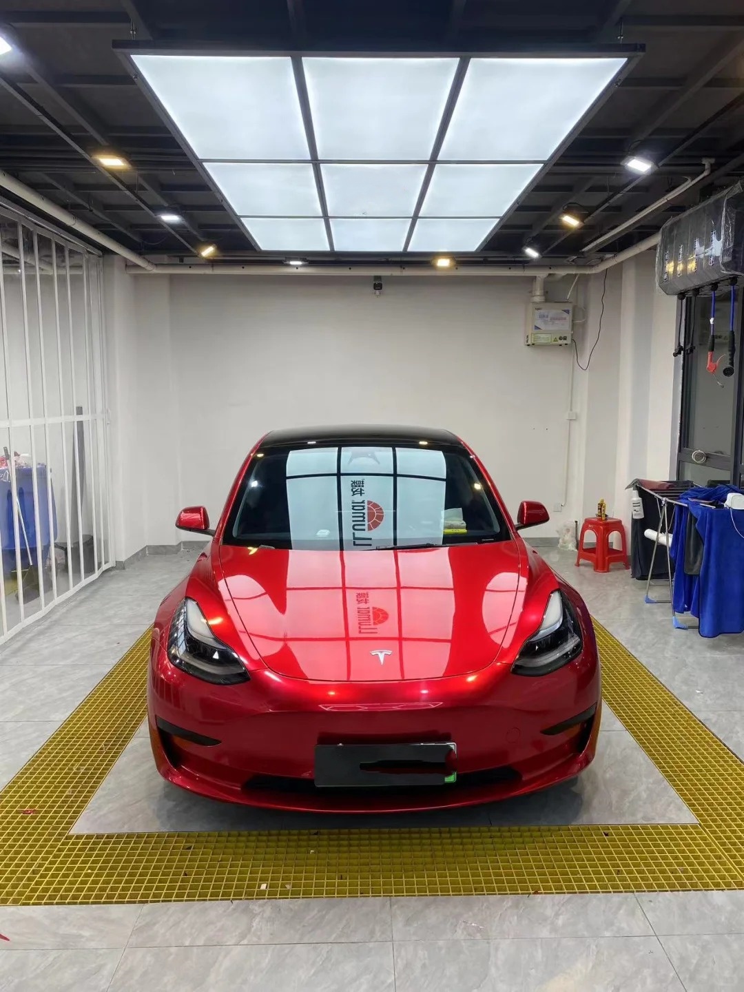 PET Gloss Metallic Vampire Red Car Vinyl Wrap review dgergre 02