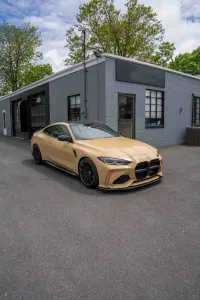 PET Super Gloss Sandstorm Yellow Desert Yellow Car Vinyl Wrap review 2