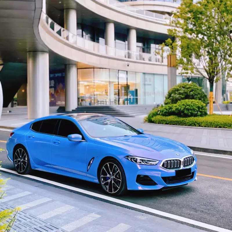 BMW Benz Glossy Diamond Blue Red Car Vinyl Wrap review fdbrt 01