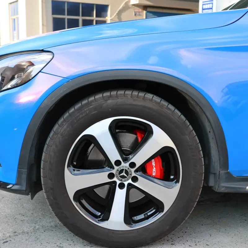 BMW Benz Glossy Diamond Blue Red Car Vinyl Wrap review fhtf 02