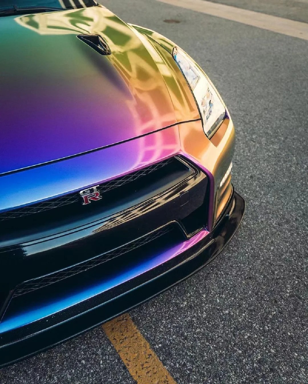  Gloss Shifting Green Purple Car Vinyl Wrap review 2