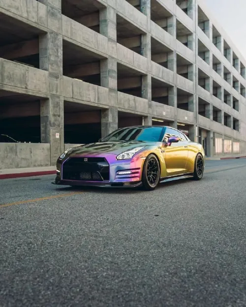  Gloss Shifting Green Purple Car Vinyl Wrap review 