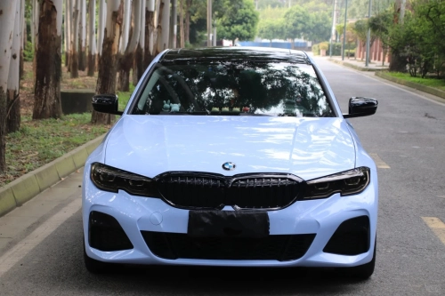 Glossy Crystal Baby Blue Car Vinyl Wrap review 