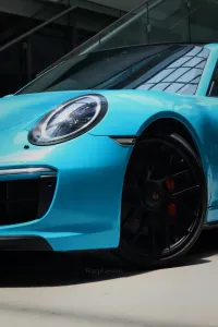 PET Super Gloss Miami Blue Car Vinyl Wrap review 0