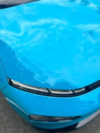 PET Super Gloss Miami Blue Car Vinyl Wrap review 0