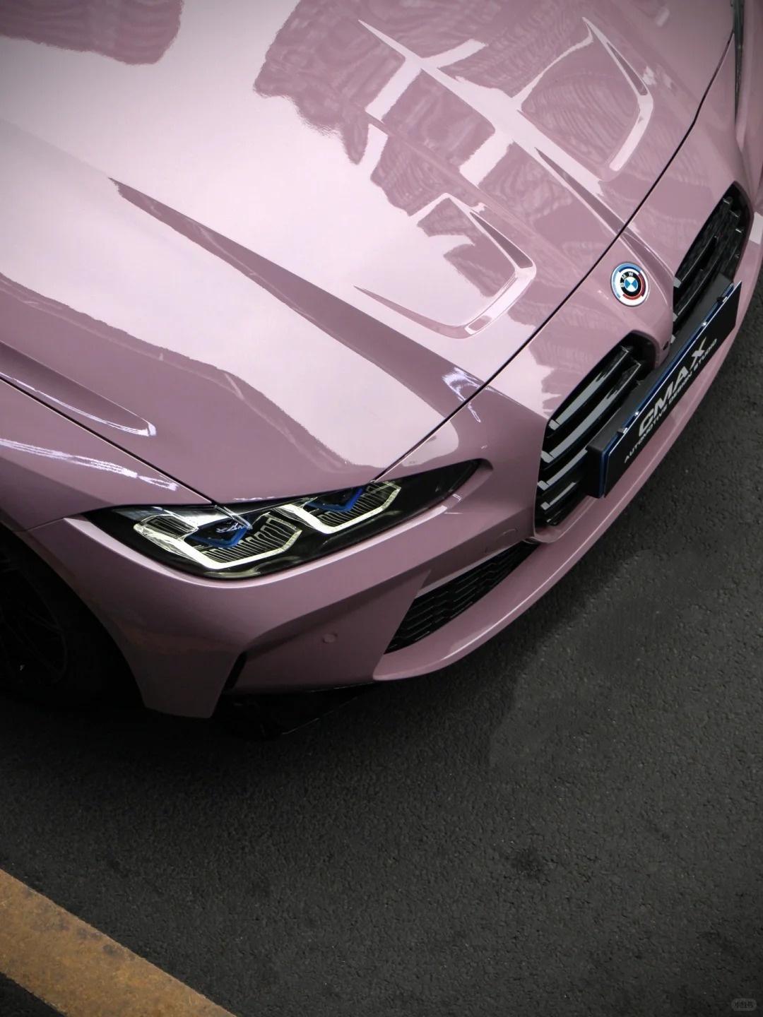 Glossy Oolong Milk Tea Pink Car Vinyl Wrap review 0
