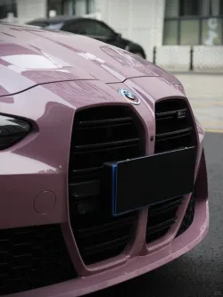 Glossy Oolong Milk Tea Pink Car Vinyl Wrap review hjfyu 02