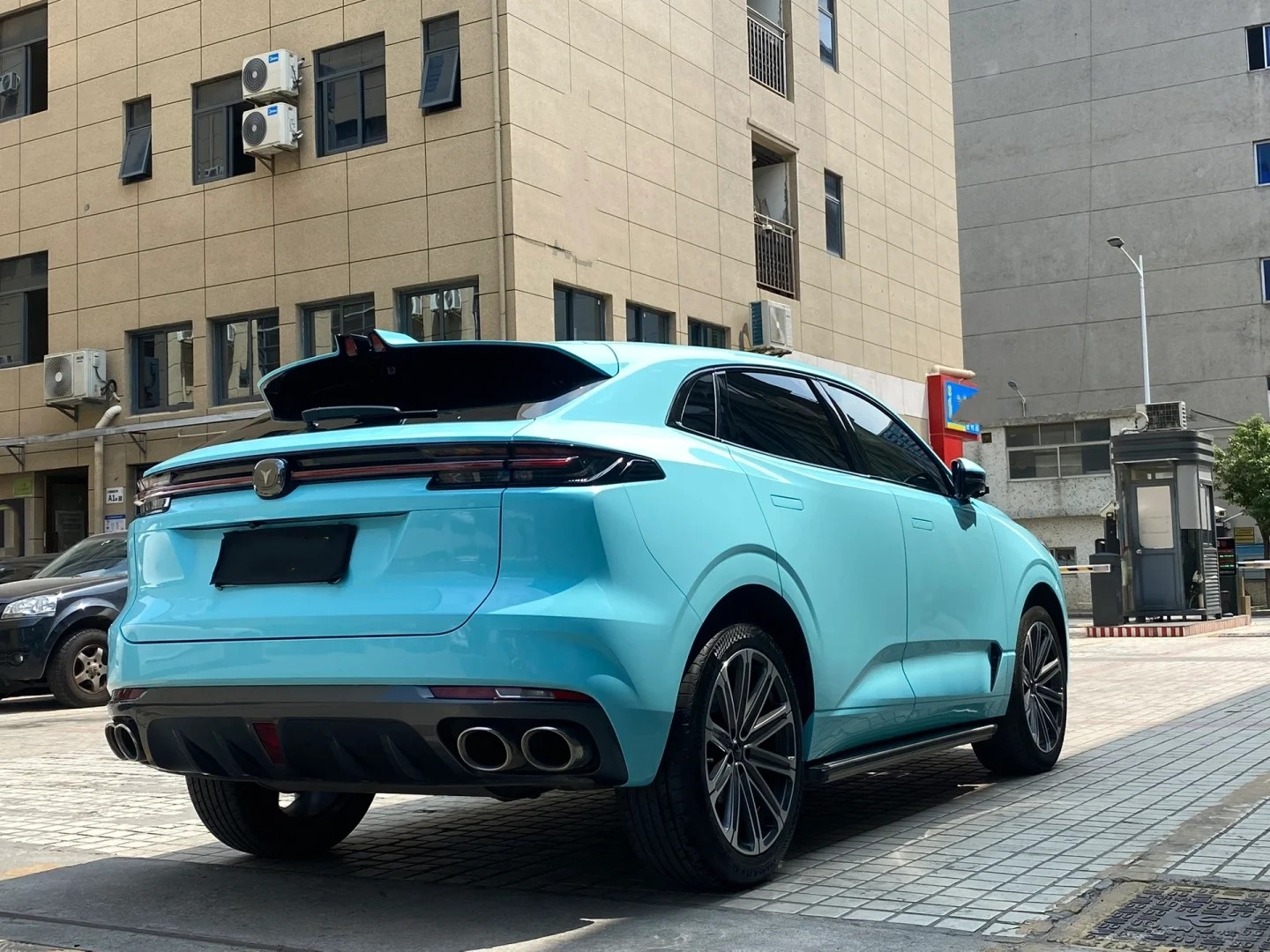 Super Gloss Tanager Blue Car Vinyl Wrap review dsgew 02