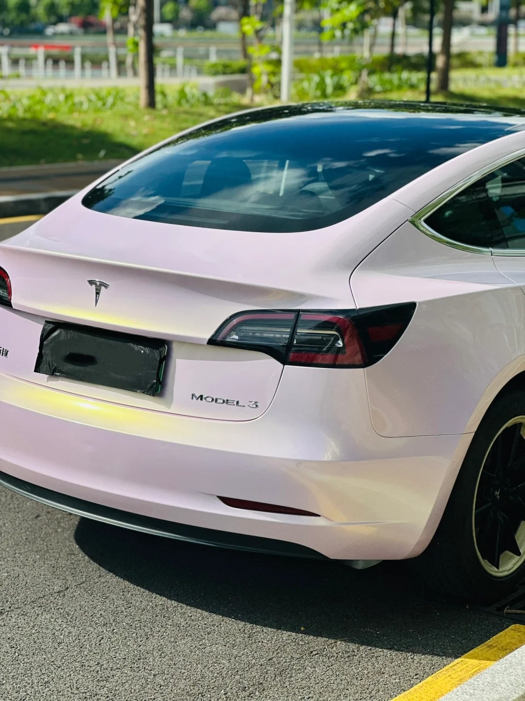 Gloss Glazed Gold Pink Car Vinyl Wrap review vjh 02