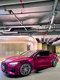 PET Gloss Glaze Pagoda Red Car Vinyl Wrap review 1