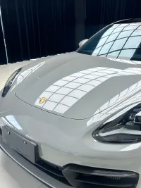 Gloss Porsche Grey Car Vinyl Wrap review 0