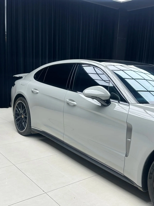 Gloss Porsche Grey Car Vinyl Wrap review 