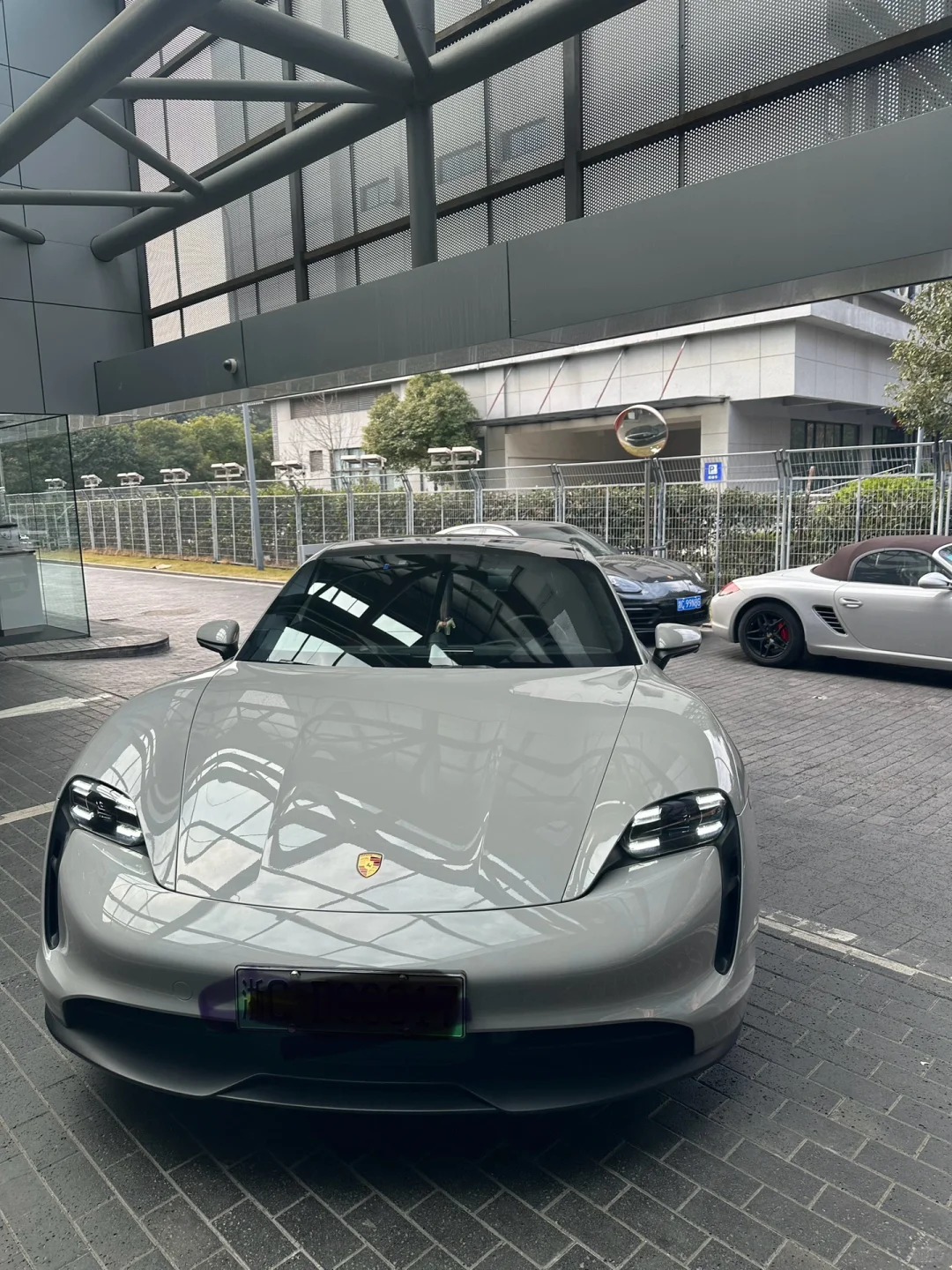Gloss Porsche Grey Car Vinyl Wrap review wtew 01