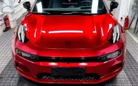 Super Gloss Liquid Ruby Red Car Vinyl Wrap review 1