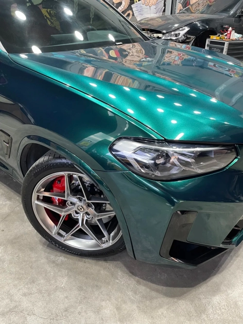 Gloss Royal Green Car Vinyl Wrap review 