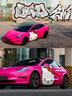 Glossy Crystal Rose Red Car Vinyl Wrap review ewgr 03