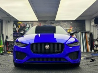 Glossy Crystal Royal Blue Car Vinyl Wrap review 0