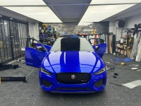 Glossy Crystal Royal Blue Car Vinyl Wrap review 1