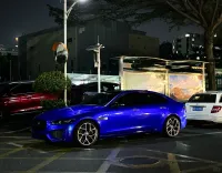 Glossy Crystal Royal Blue Car Vinyl Wrap review 1