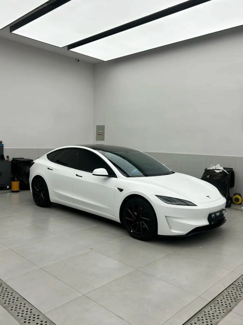 Satin Pearl White Car Vinyl Wrap review 