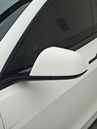 Satin Pearl White Car Vinyl Wrap review 0