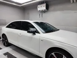 Satin Pearl White Car Vinyl Wrap review dgre 01