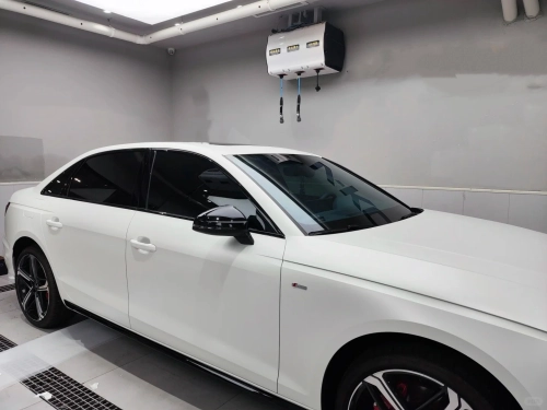 Satin Pearl White Car Vinyl Wrap review 