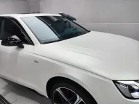 Satin Pearl White Car Vinyl Wrap review 0