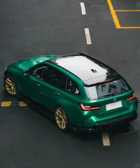 Gloss Metal Emerald Green Car Vinyl Wrap review 0