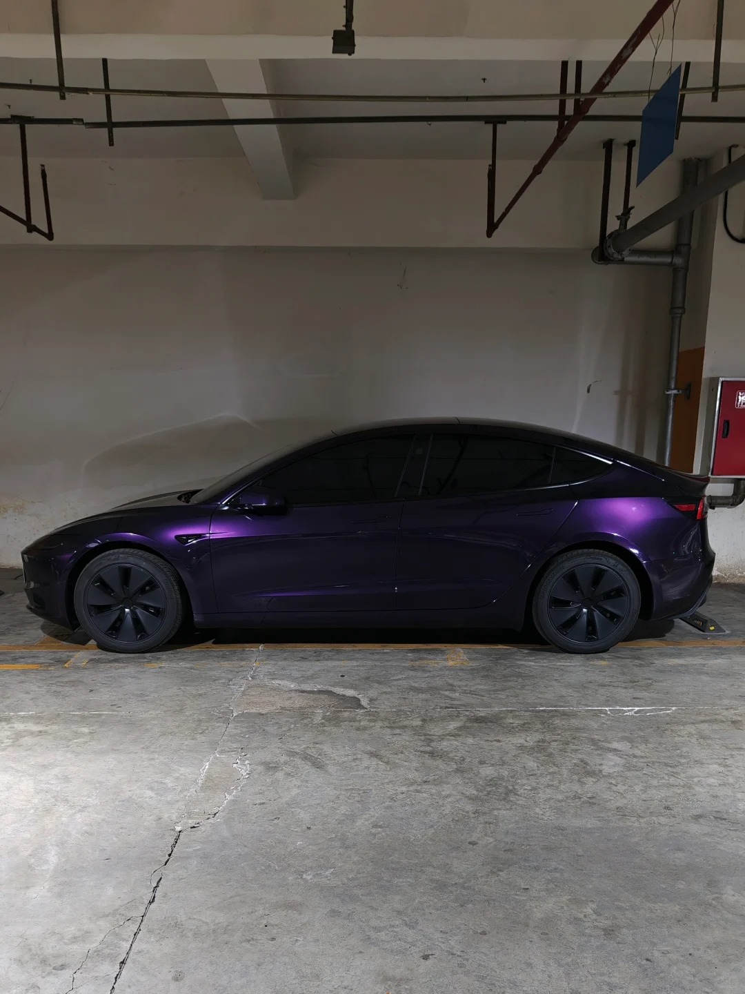 Gloss Metallic Midnight Purple Car Vinyl Wrap review ryejty