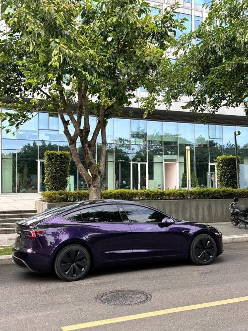 Gloss Metallic Midnight Purple Car Vinyl Wrap review 