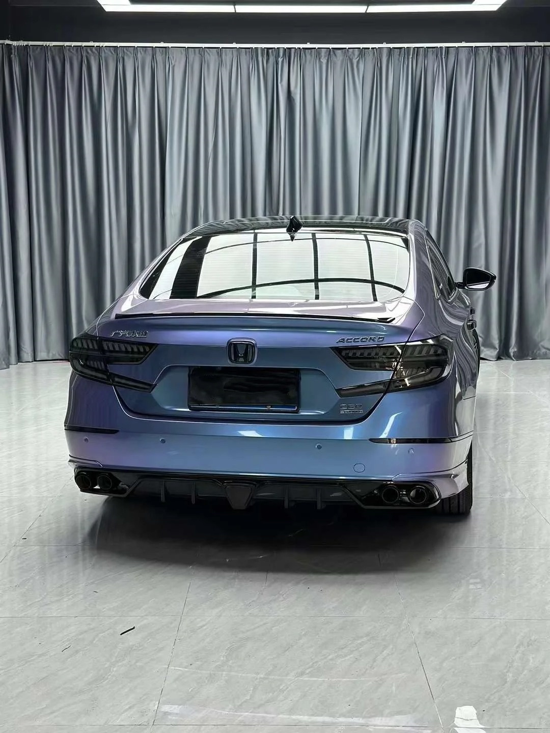 Fantasy Metallic Gray Purple Car Vinyl Wrap review grge