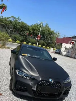 Matte Metallic Brushed Black Car Vinyl Wrap review trjty 02