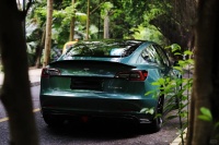 Gloss Metal Paint Fir Green Car Vinyl Wrap review 2