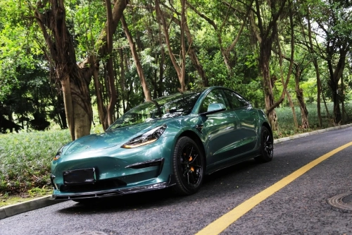 Gloss Metal Paint Fir Green Car Vinyl Wrap review 