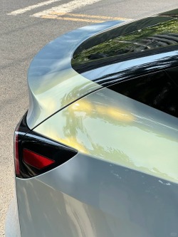 Yuanfeng Blue Charm Gold Car Vinyl Wrap  review ivigc 03