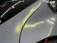 Toyota Gloss PET Diamond Gold White Car Vinyl Wrap review 1