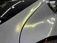 Toyota Gloss PET Diamond Gold White Car Vinyl Wrap review 1